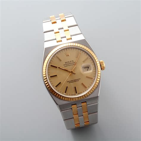 rolex oyster perpetual quartz watch.